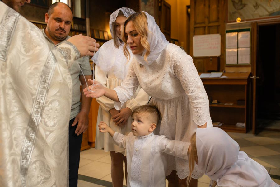 Таинство Крещения Данила и Саши. Фотограф в Железнодорожном и Балашихе