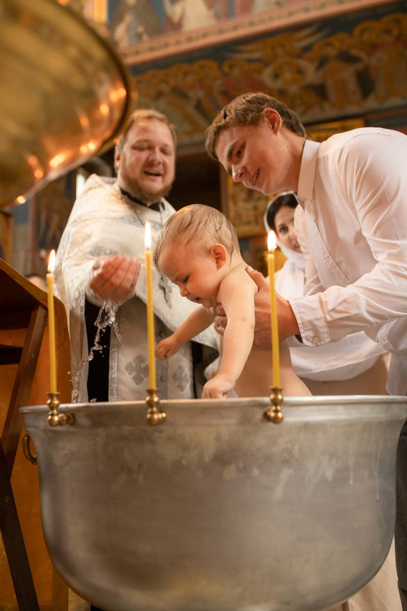 Таинство Крещения Данила и Саши. Фотограф в Железнодорожном и Балашихе
