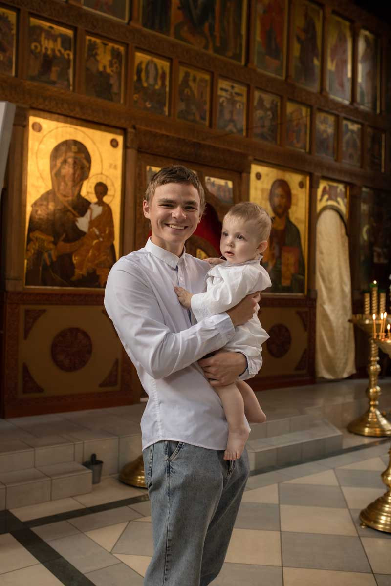 Таинство Крещения Данила и Саши. Фотограф в Железнодорожном и Балашихе