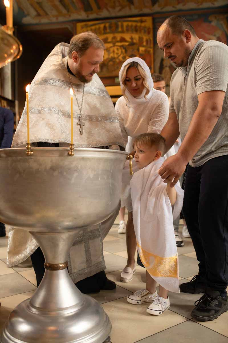 Таинство Крещения Данила и Саши. Фотограф в Железнодорожном и Балашихе