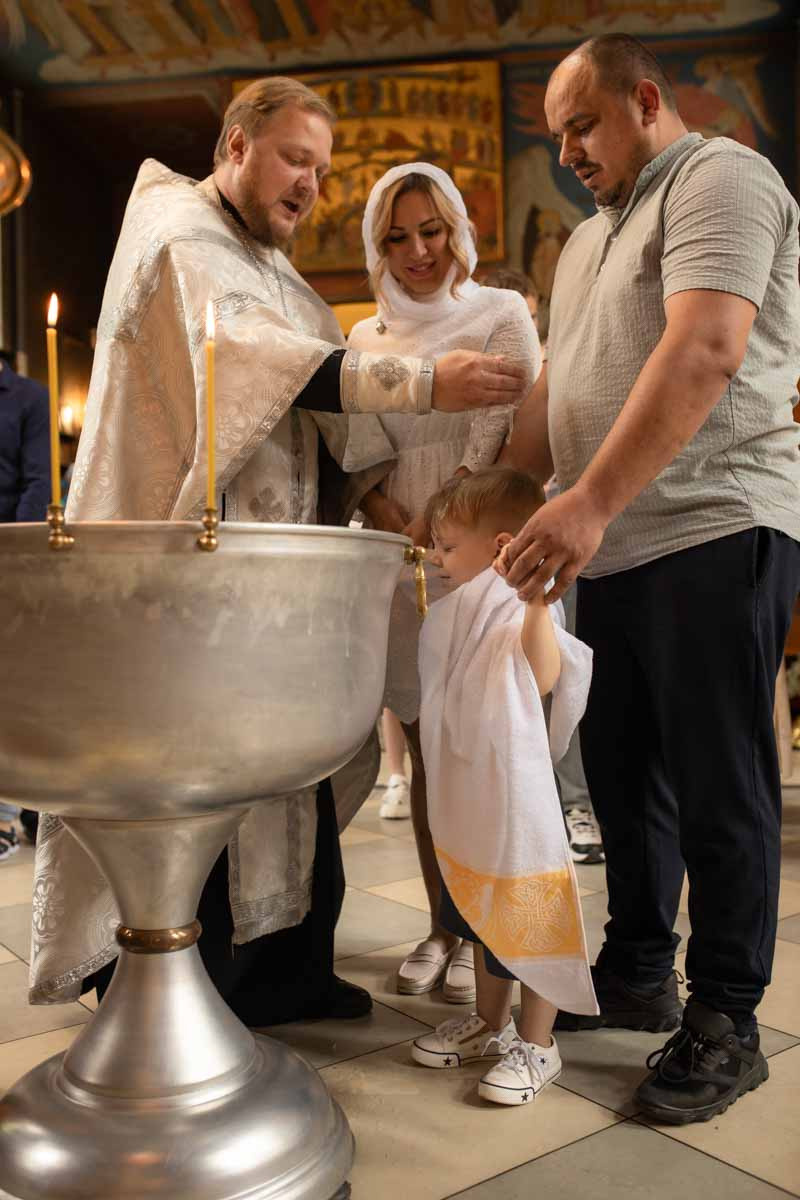 Таинство Крещения Данила и Саши. Фотограф в Железнодорожном и Балашихе