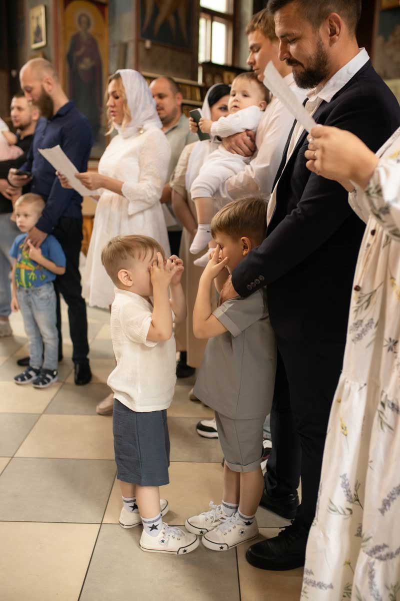 Таинство Крещения Данила и Саши. Фотограф в Железнодорожном и Балашихе