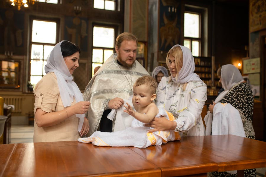 Таинство Крещения Данила и Саши. Фотограф в Железнодорожном и Балашихе