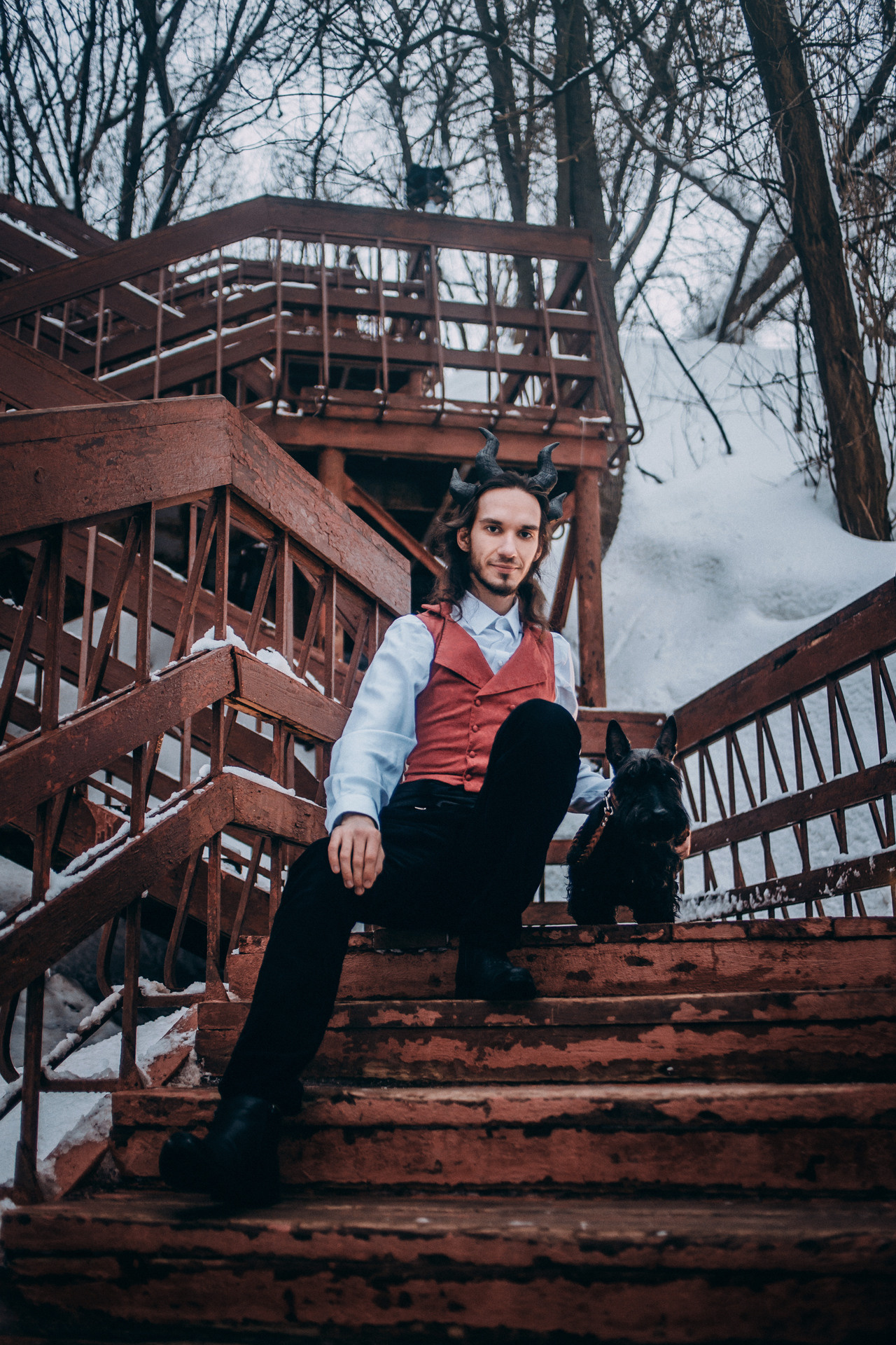 Сергей и Урса. Фотограф-анималист Елена Радченко, Москва