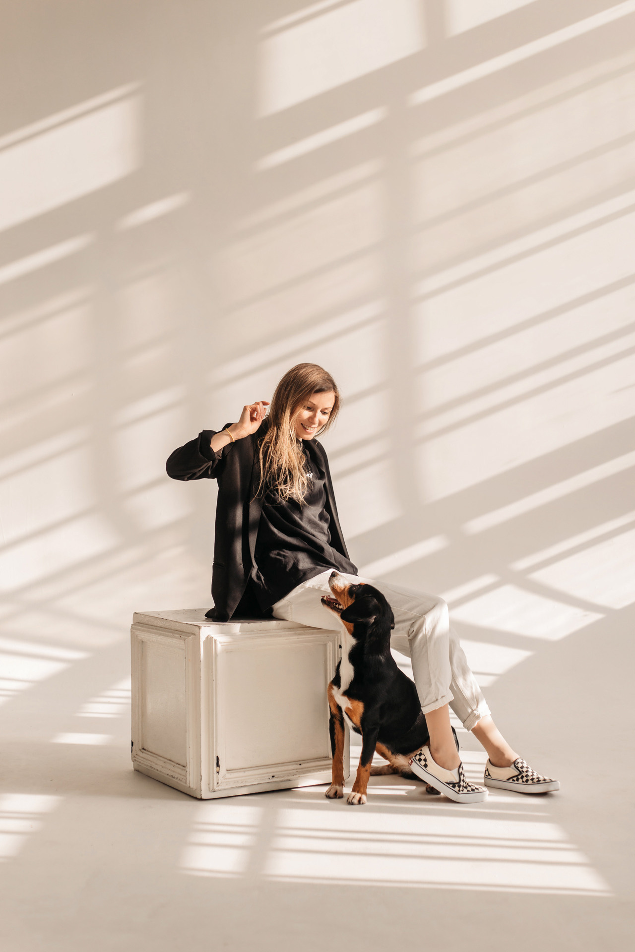 Аня, Вафля и Пикси. Фотограф-анималист Елена Радченко, Москва