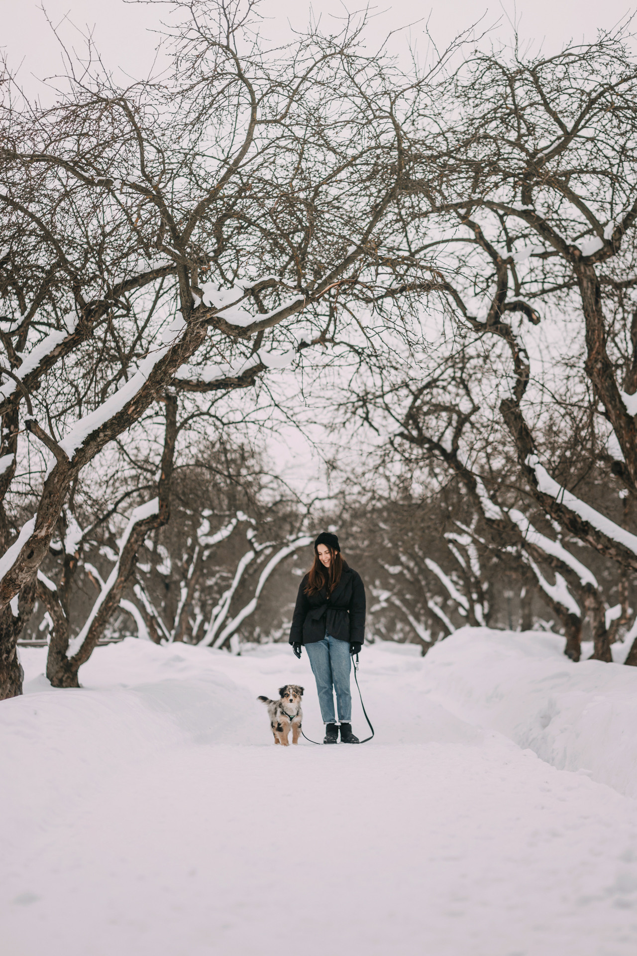 Дарья и Луна. Фотограф-анималист Елена Радченко, Москва