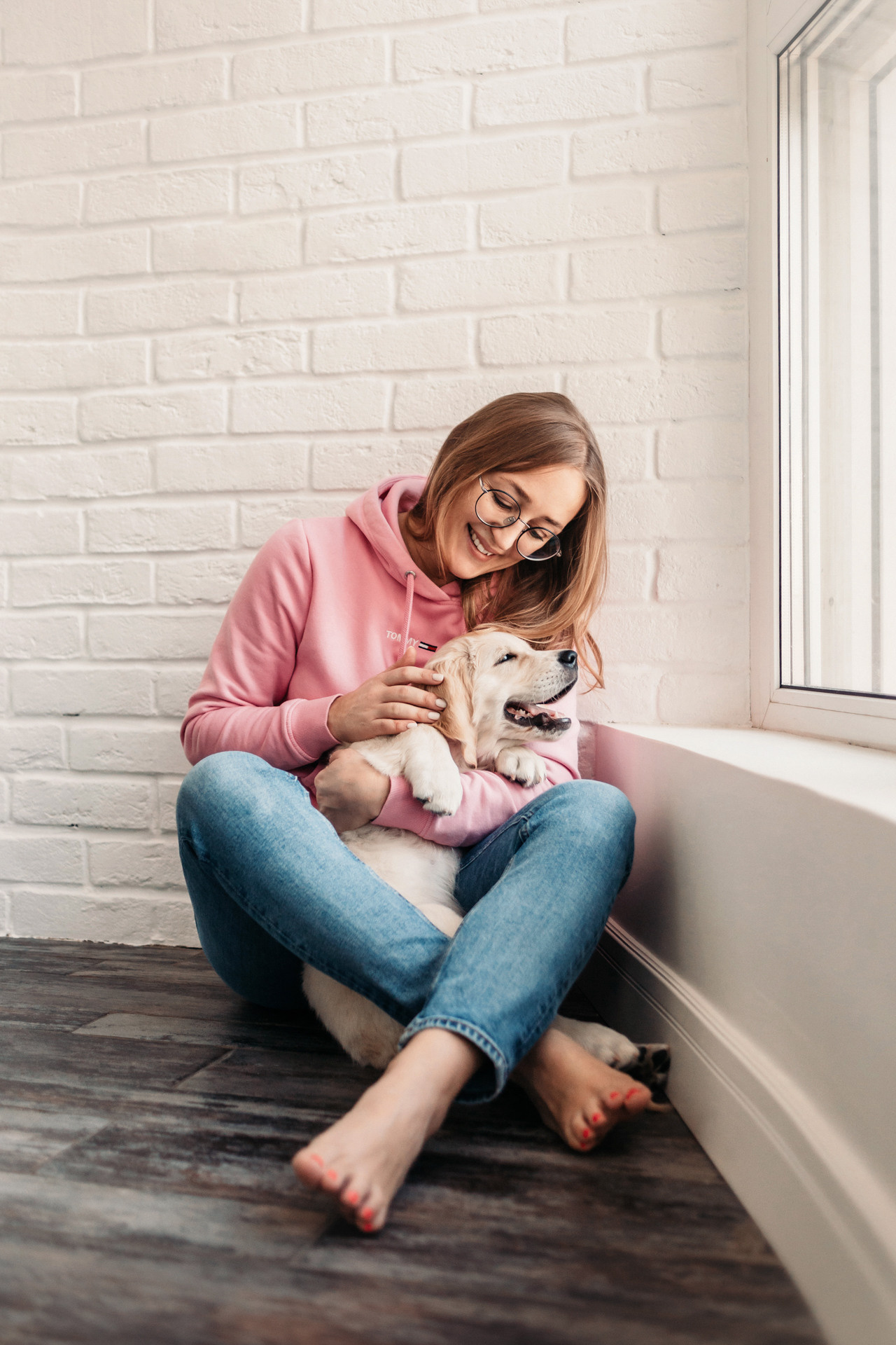 Наталья и Шелби. Фотограф-анималист Елена Радченко, Москва