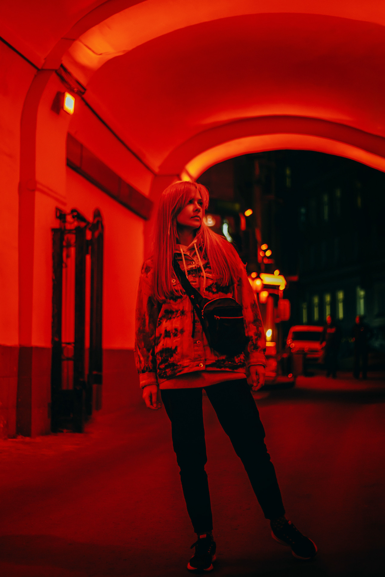 Маша в неоне. Фотограф-анималист Елена Радченко, Москва