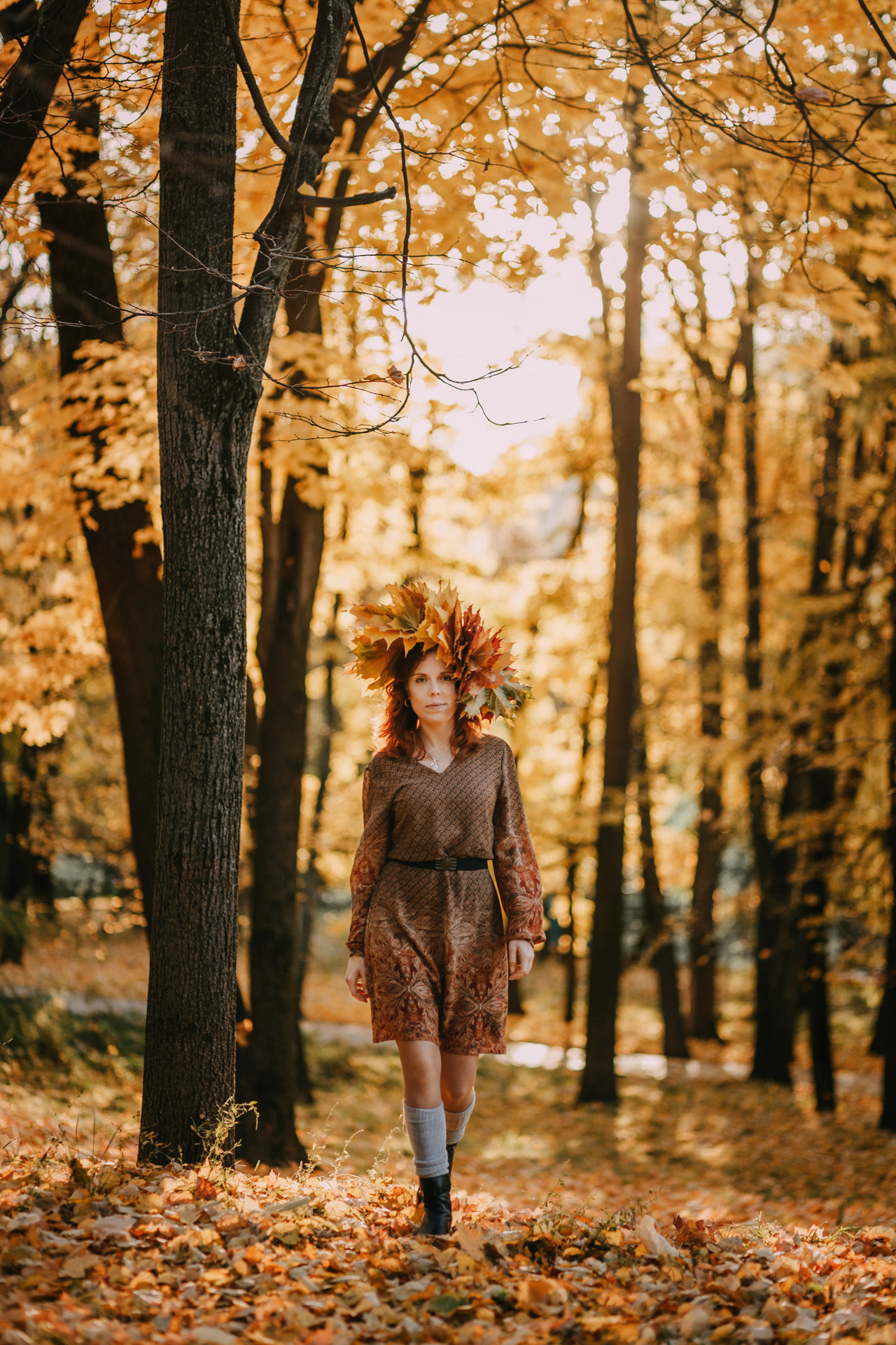 Оля в осени. Фотограф-анималист Елена Радченко, Москва