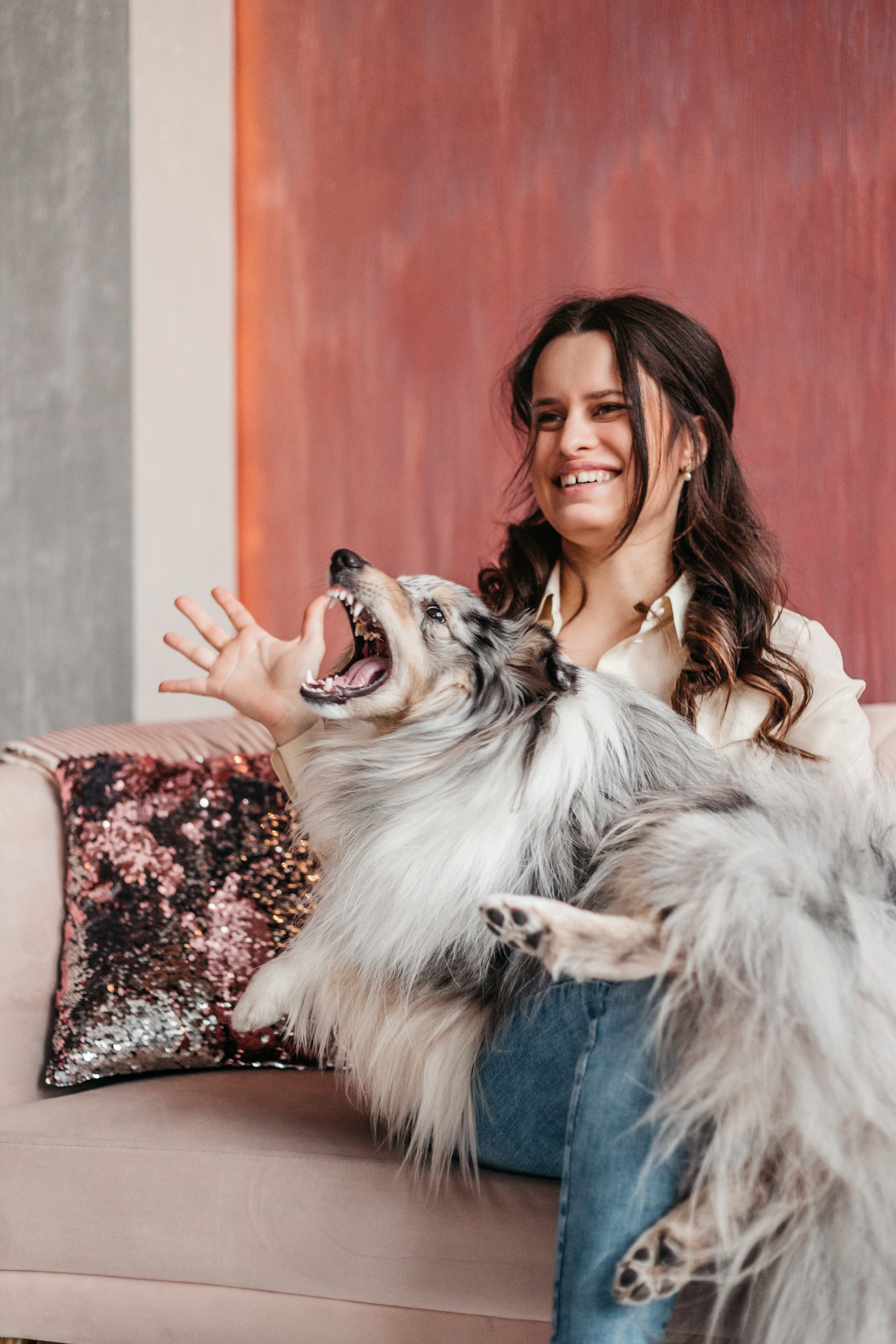 Аня и Скай. Фотограф-анималист Елена Радченко, Москва