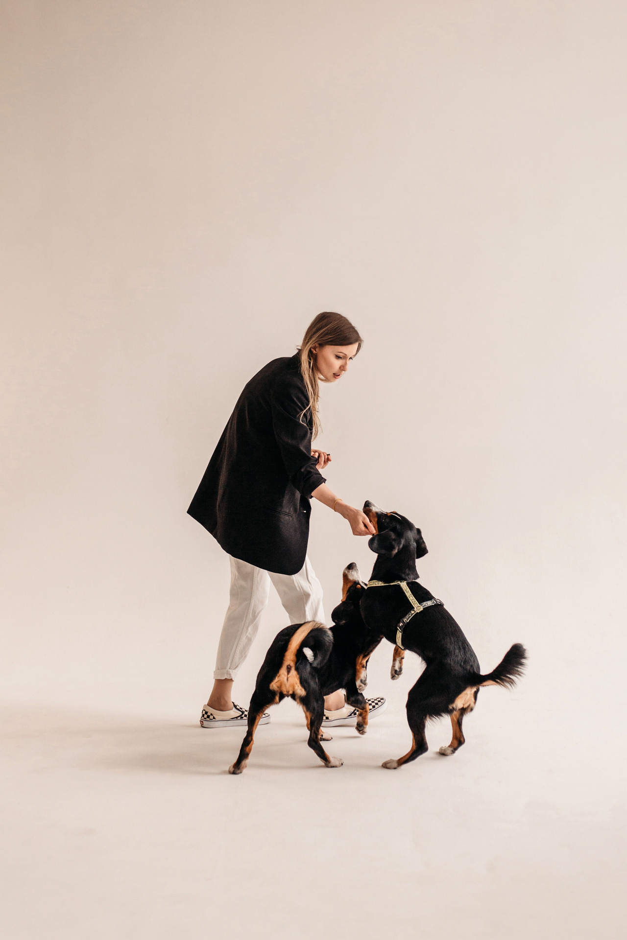 Аня, Вафля и Пикси. Фотограф-анималист Елена Радченко, Москва