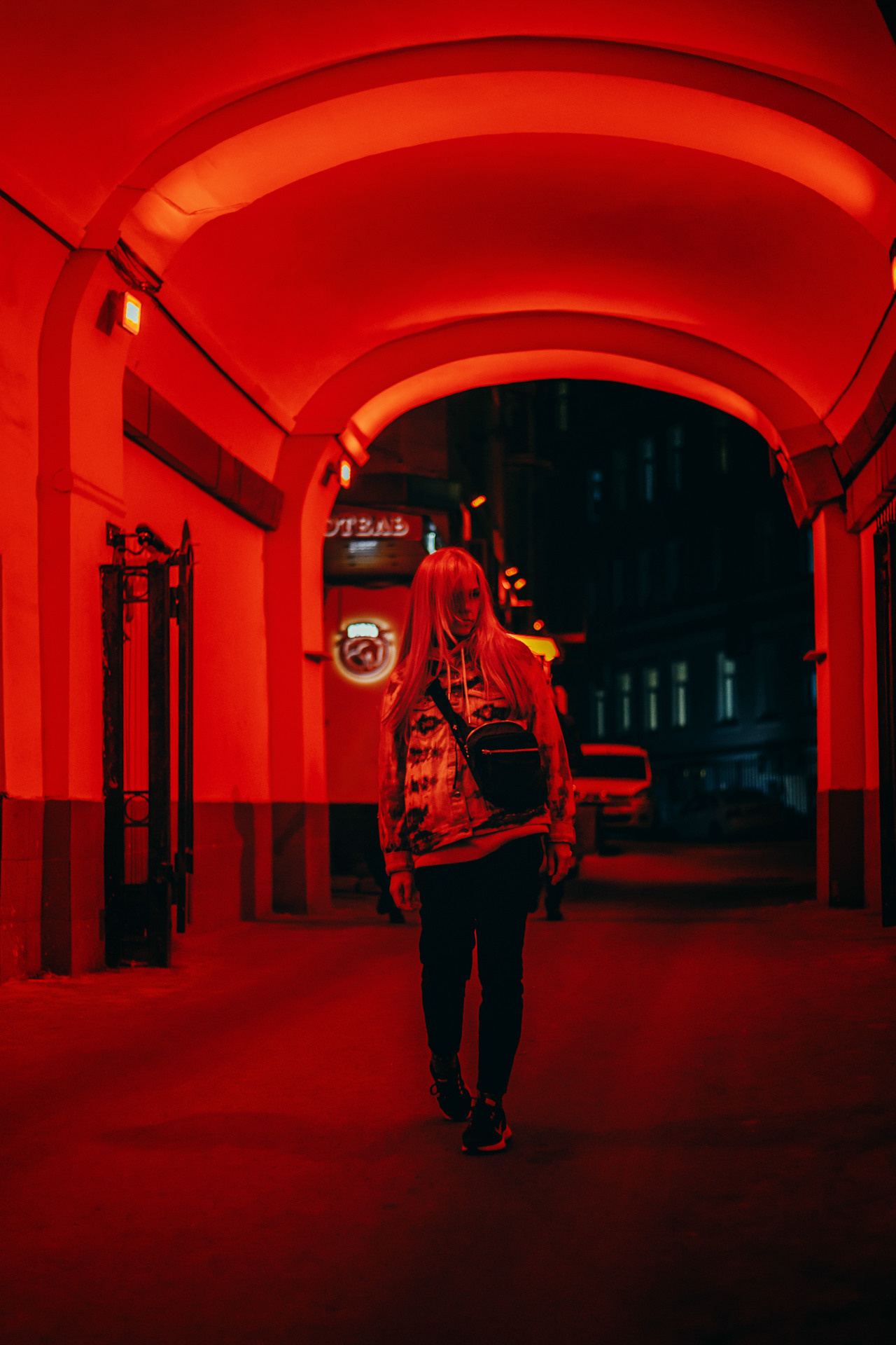 Маша в неоне. Фотограф-анималист Елена Радченко, Москва