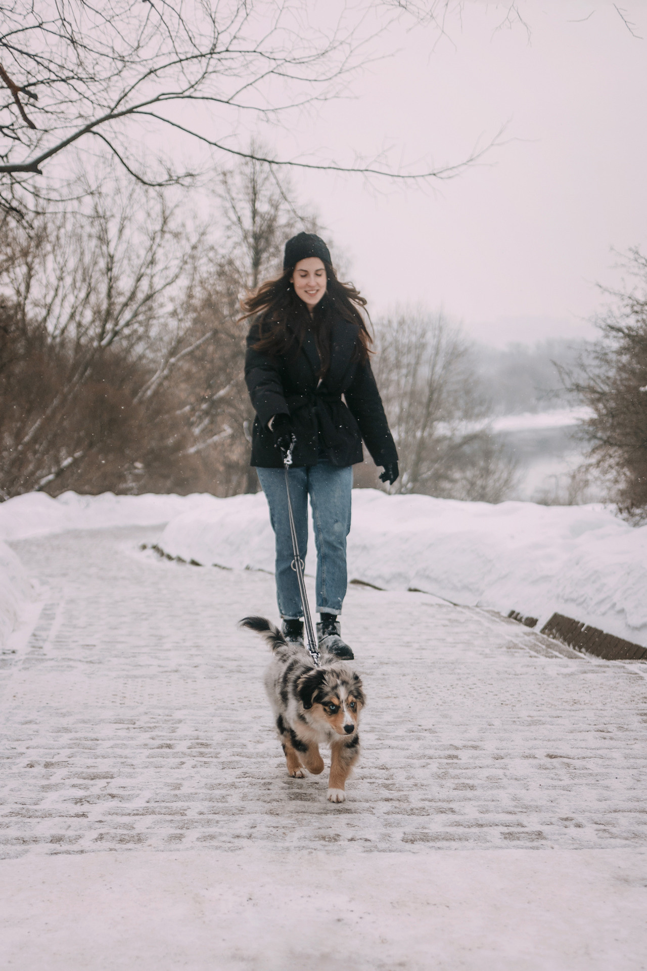 Дарья и Луна. Фотограф-анималист Елена Радченко, Москва