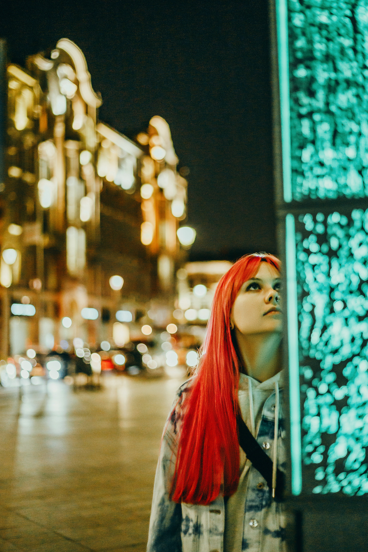 Маша в неоне. Фотограф-анималист Елена Радченко, Москва