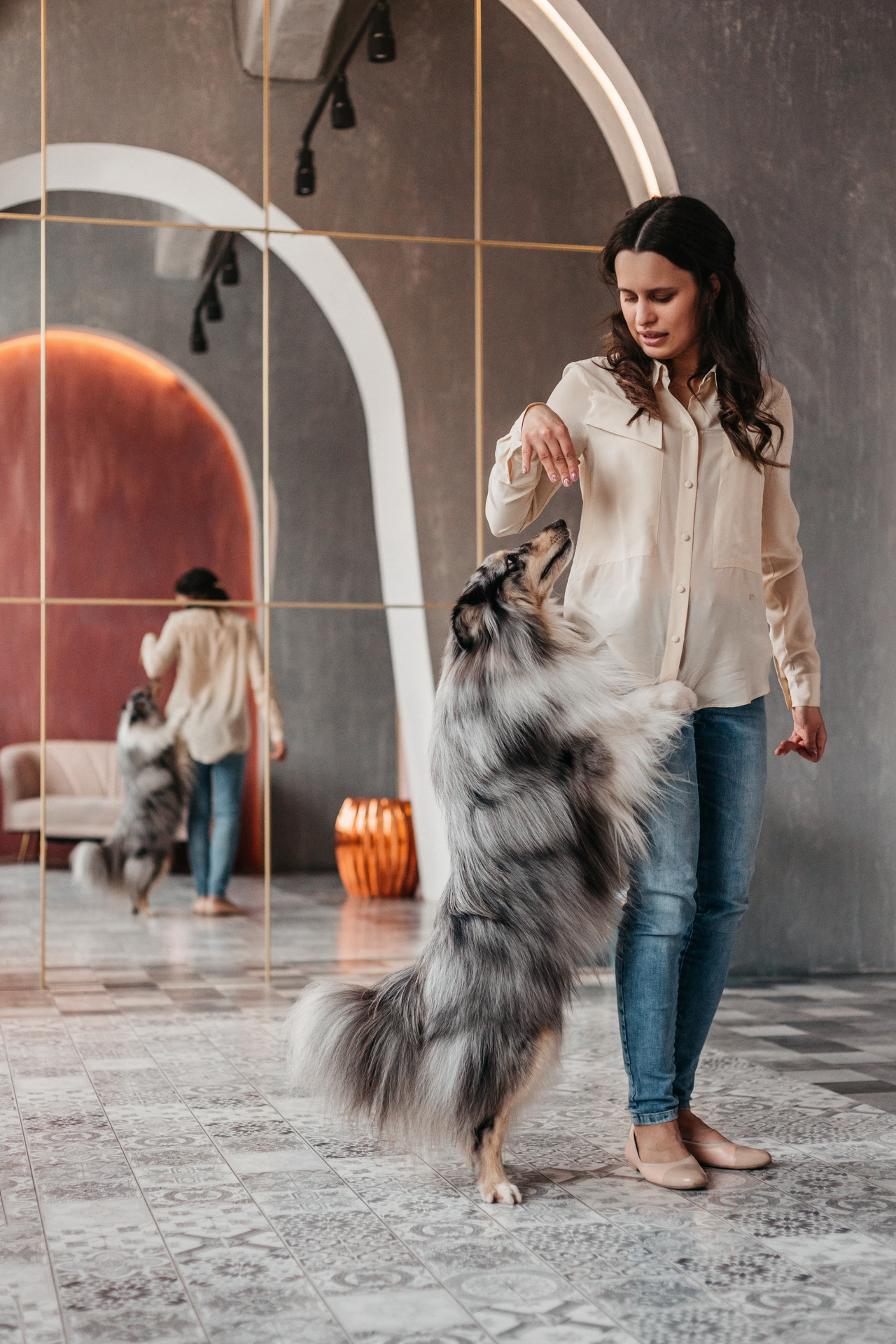 Аня и Скай. Фотограф-анималист Елена Радченко, Москва