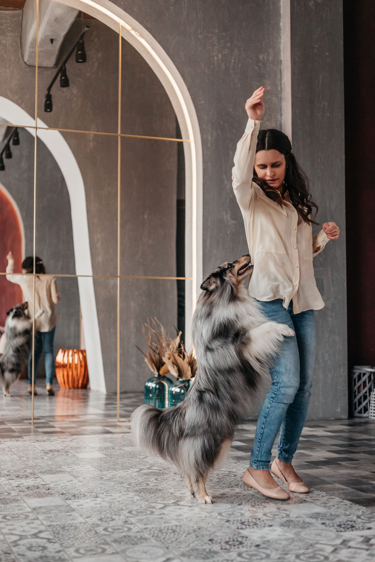 Аня и Скай. Фотограф-анималист Елена Радченко, Москва