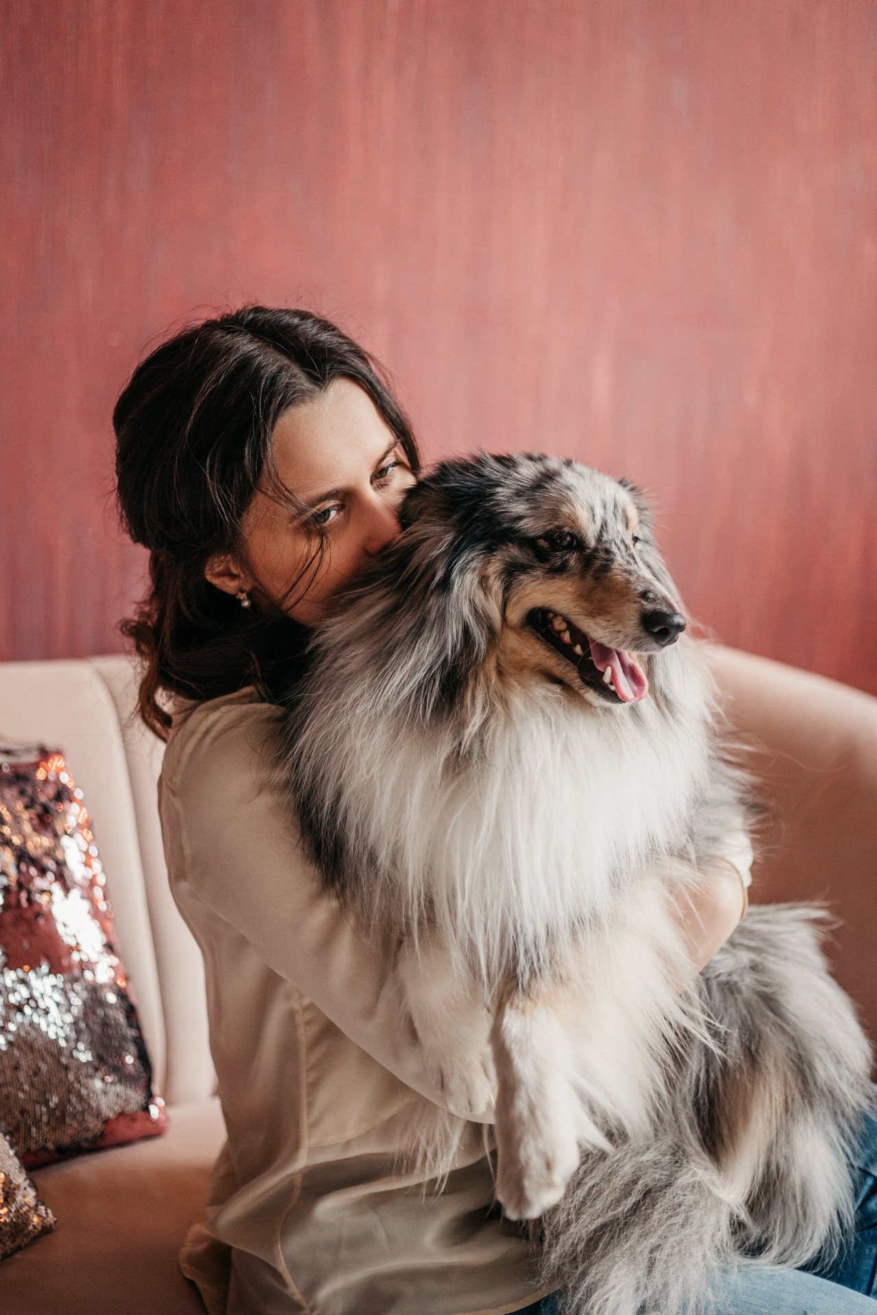Аня и Скай. Фотограф-анималист Елена Радченко, Москва