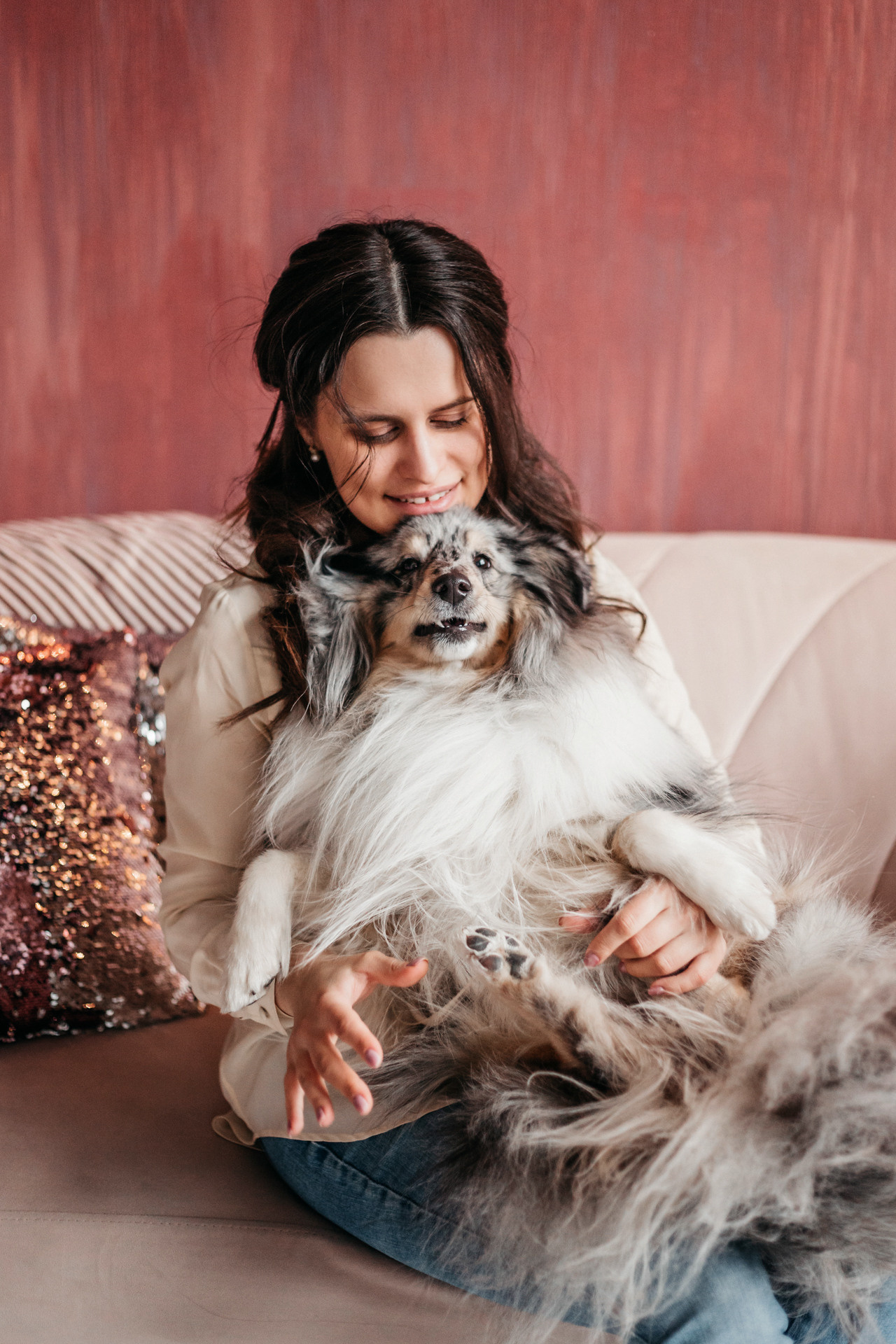 Аня и Скай. Фотограф-анималист Елена Радченко, Москва