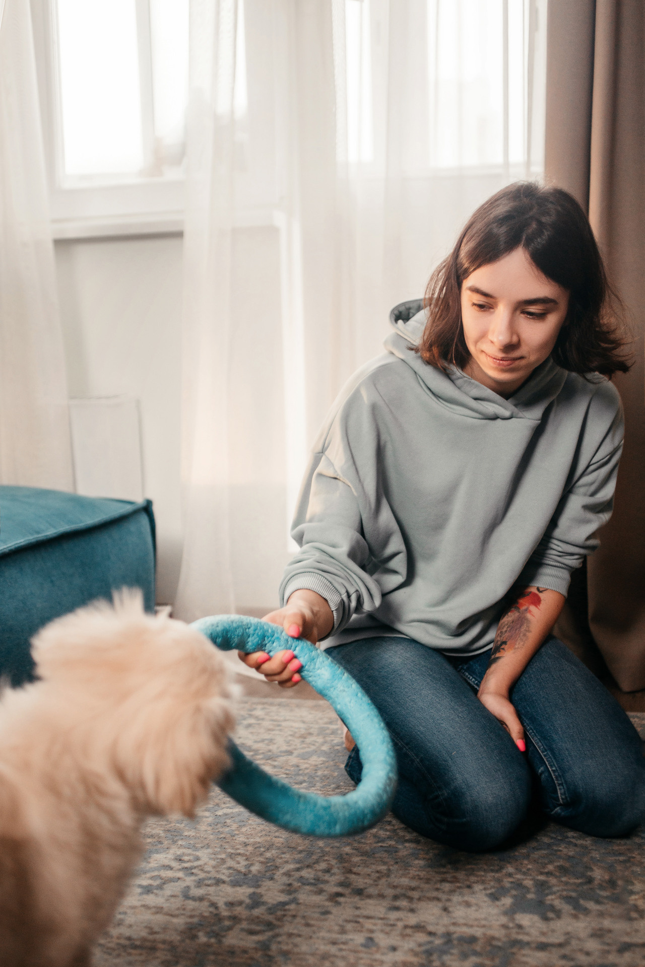 Настя, Вальда и Флер. Фотограф-анималист Елена Радченко, Москва