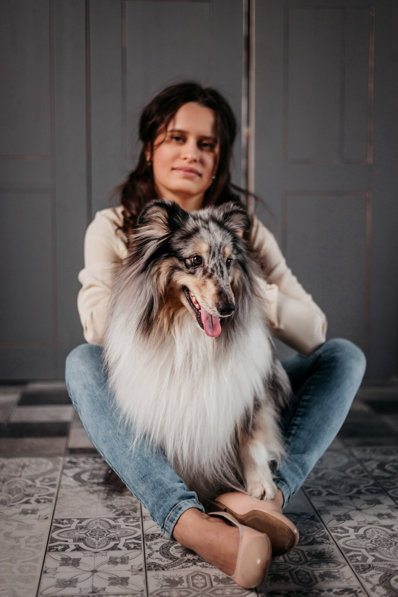 Аня и Скай. Фотограф-анималист Елена Радченко, Москва