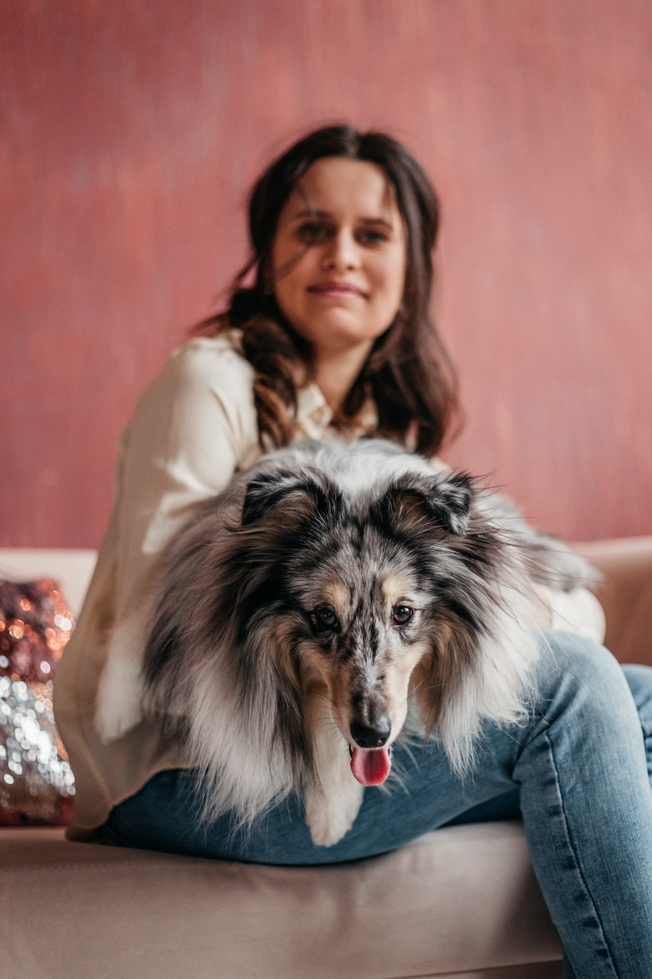 Аня и Скай. Фотограф-анималист Елена Радченко, Москва