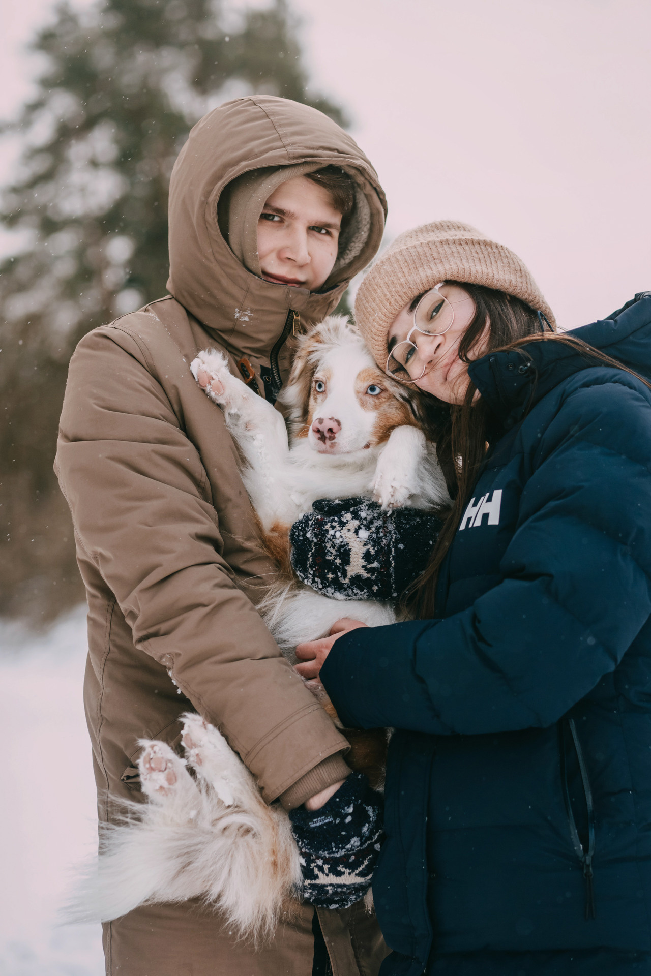 Наташа, Стас и Элфи. Фотограф-анималист Елена Радченко, Москва