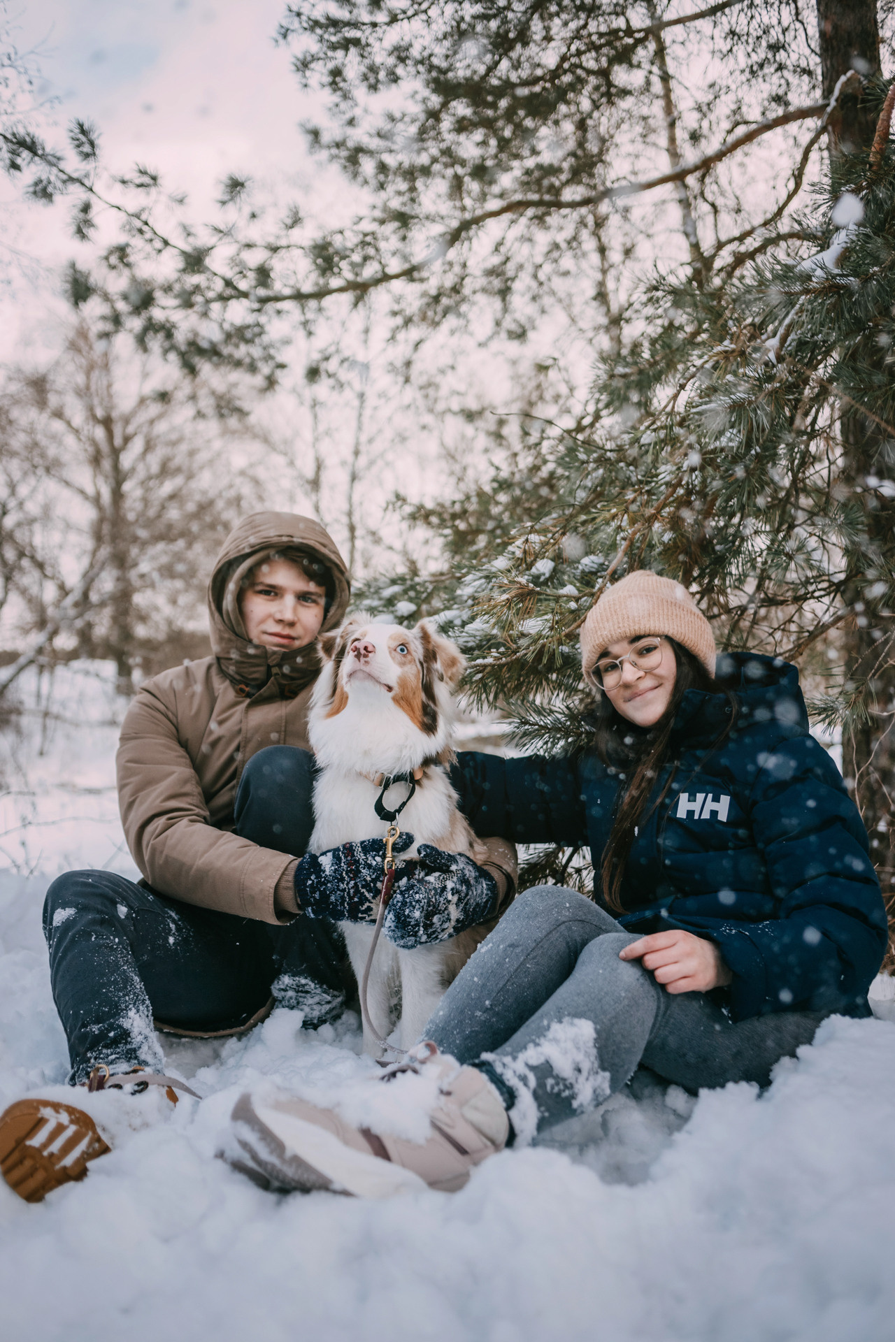 Наташа, Стас и Элфи. Фотограф-анималист Елена Радченко, Москва