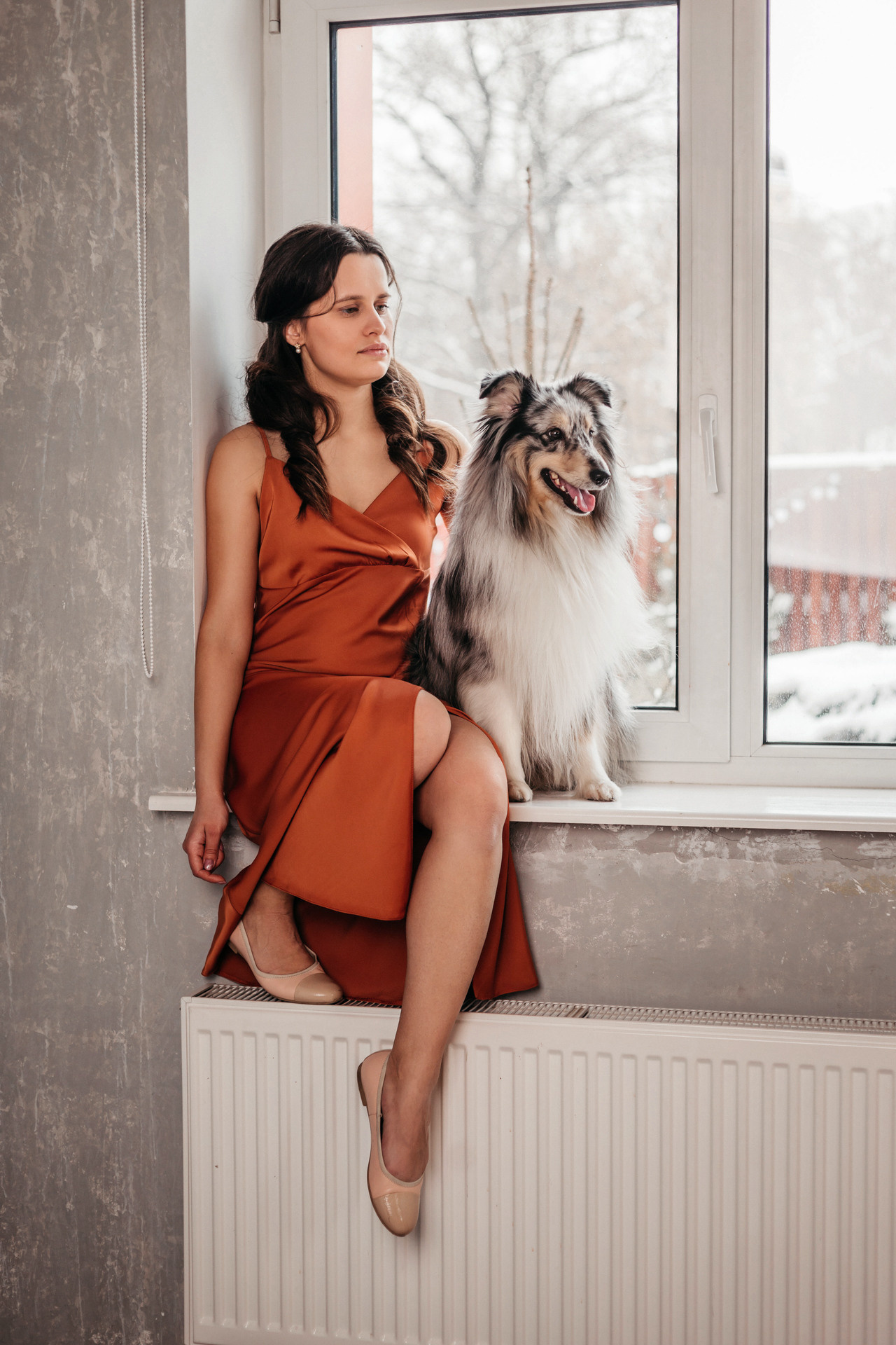 Аня и Скай. Фотограф-анималист Елена Радченко, Москва