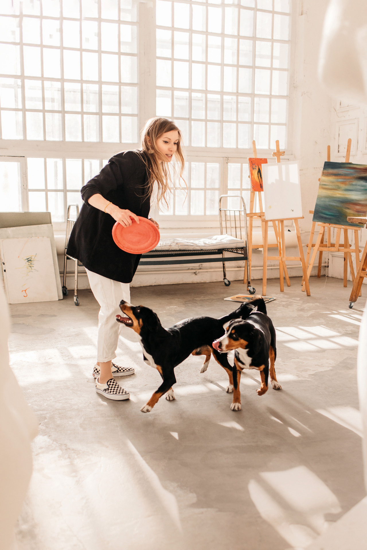 Аня, Вафля и Пикси. Фотограф-анималист Елена Радченко, Москва