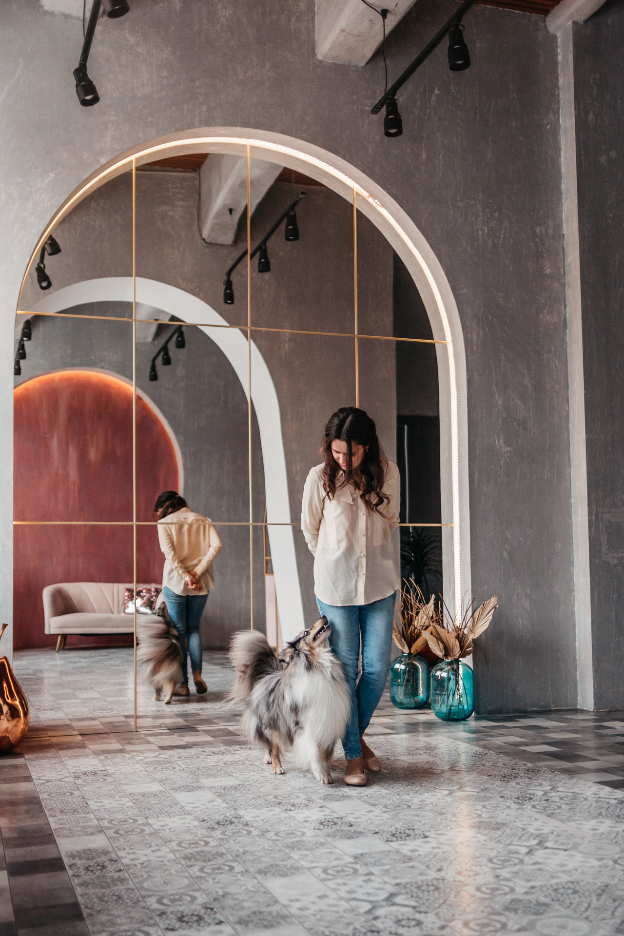 Аня и Скай. Фотограф-анималист Елена Радченко, Москва