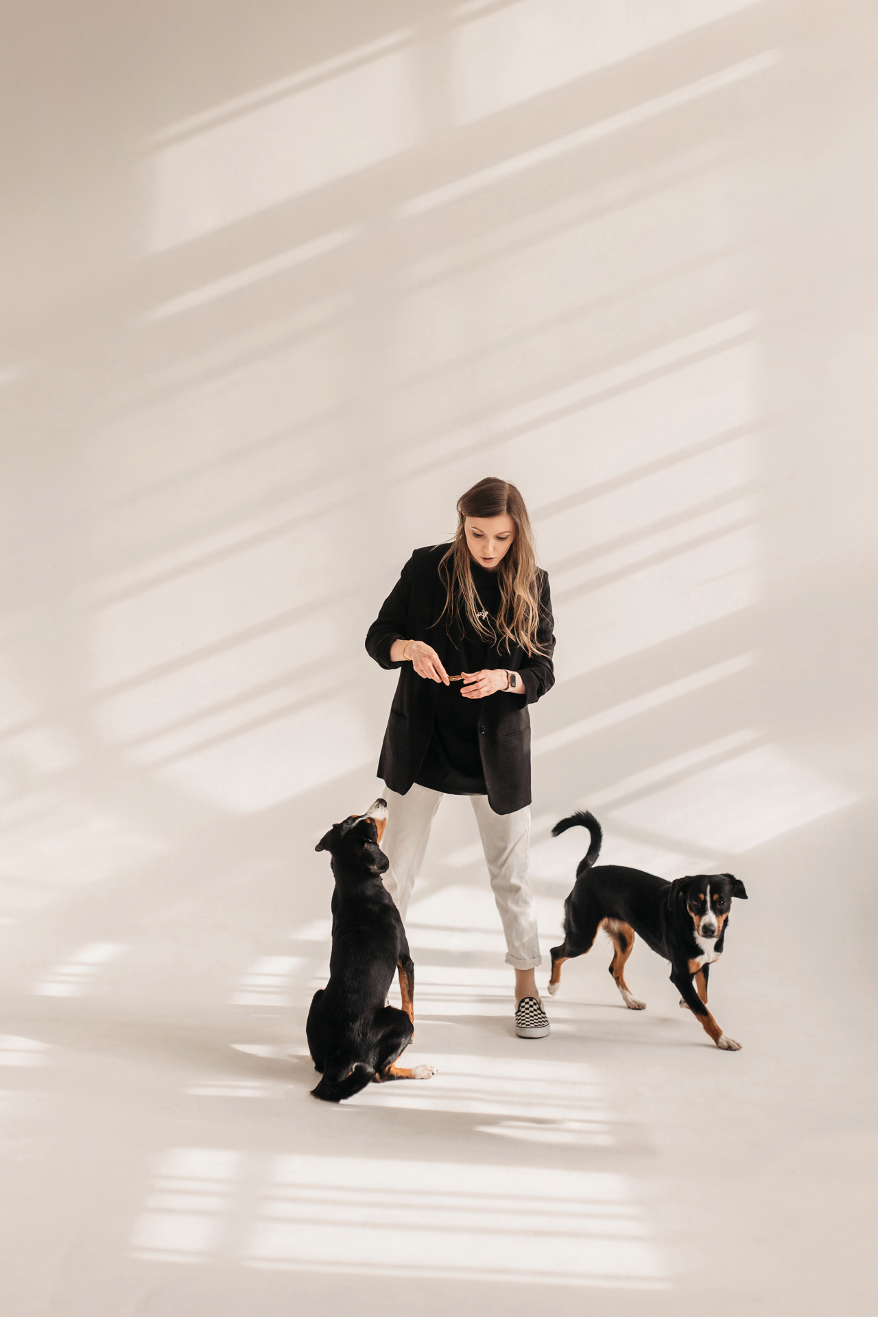 Аня, Вафля и Пикси. Фотограф-анималист Елена Радченко, Москва