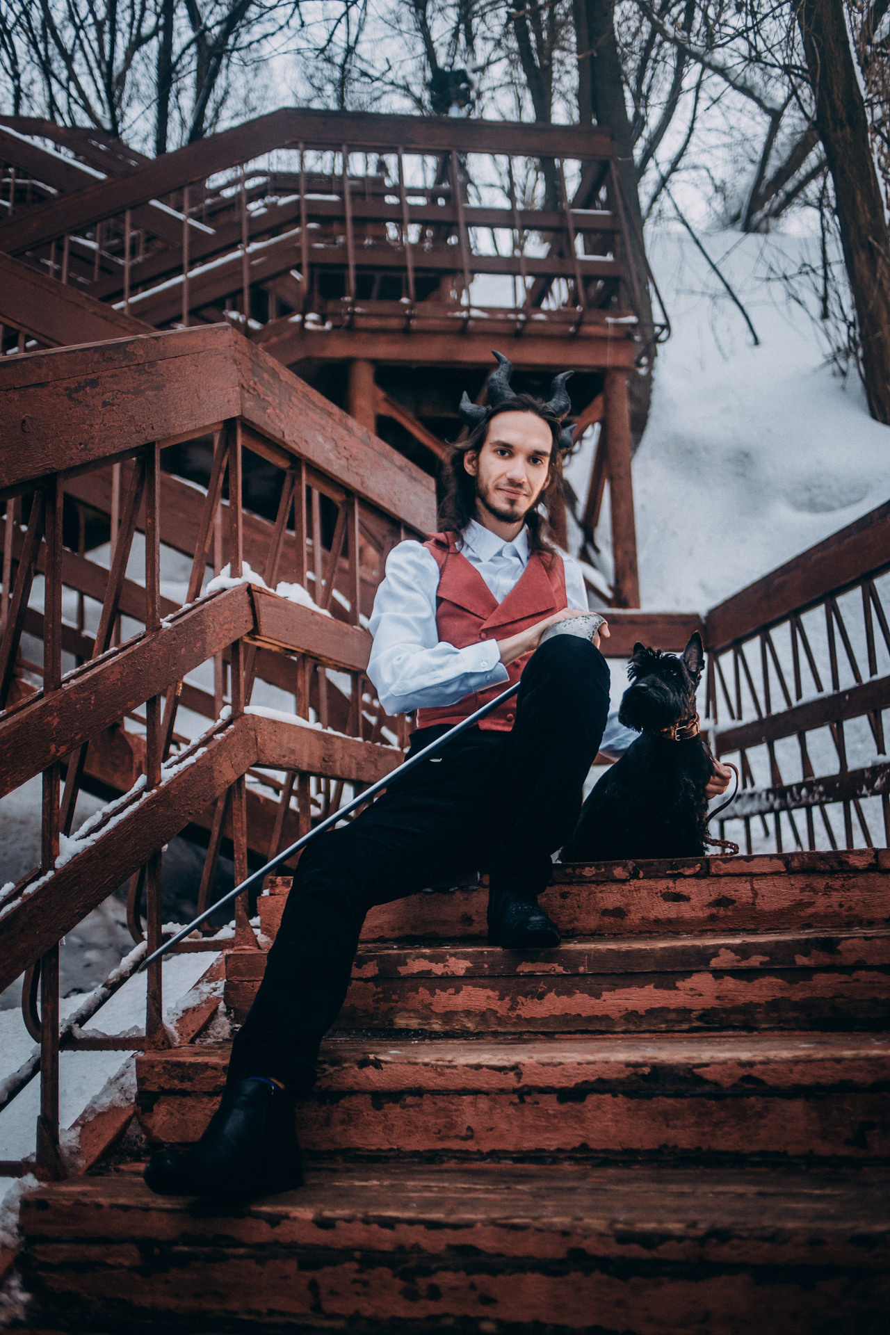 Сергей и Урса. Фотограф-анималист Елена Радченко, Москва