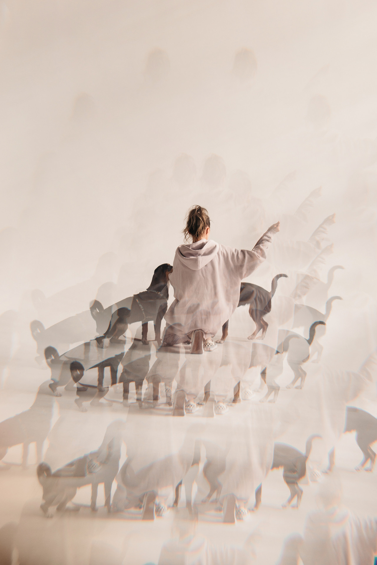 Аня, Вафля и Пикси. Фотограф-анималист Елена Радченко, Москва