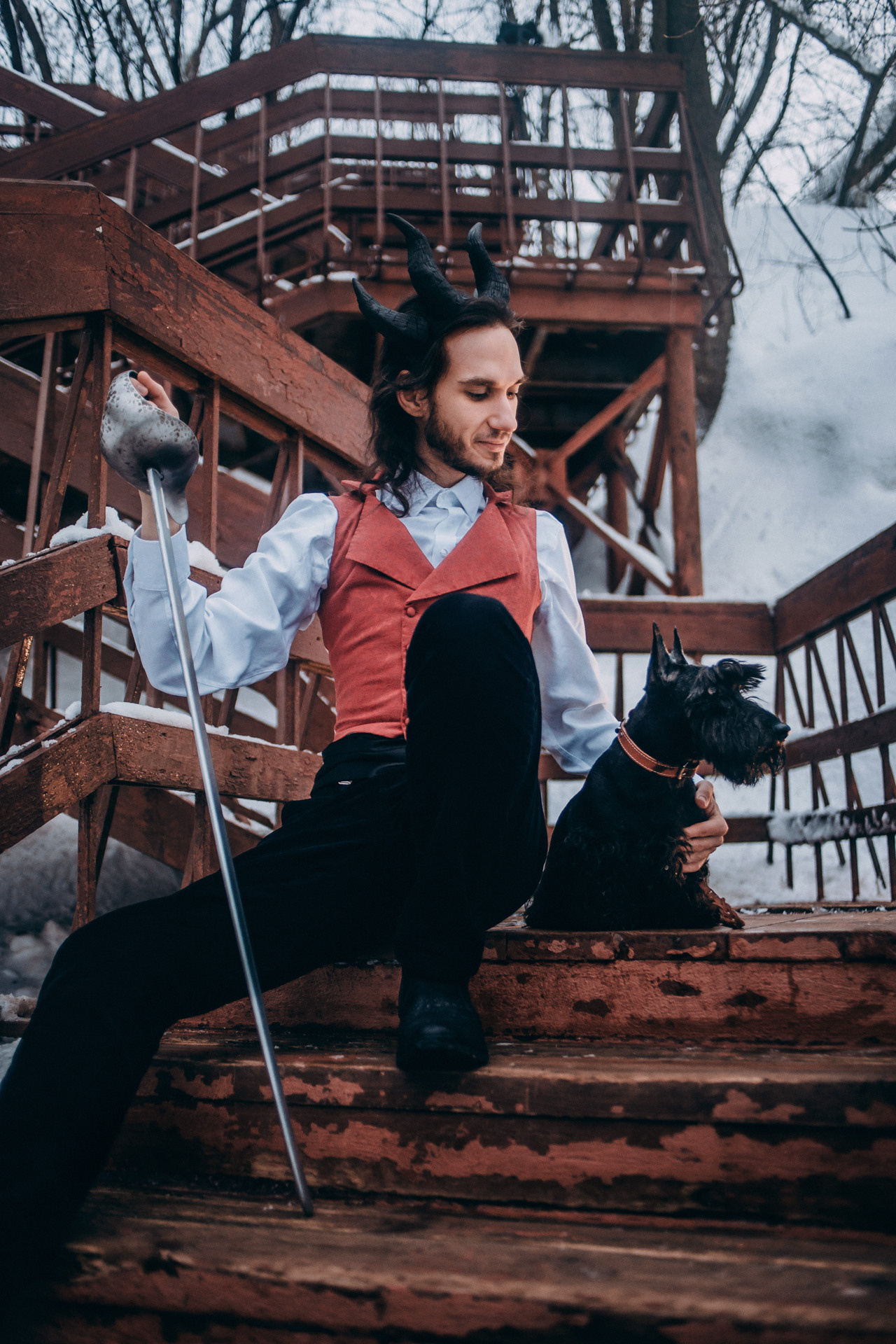 Сергей и Урса. Фотограф-анималист Елена Радченко, Москва