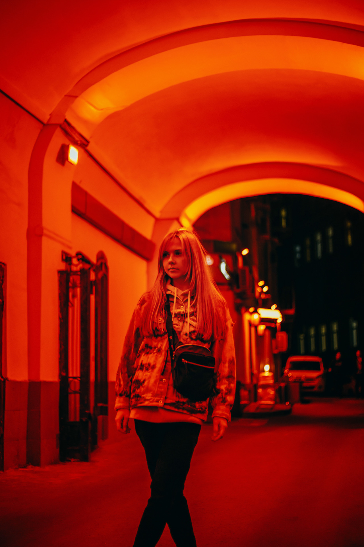 Маша в неоне. Фотограф-анималист Елена Радченко, Москва