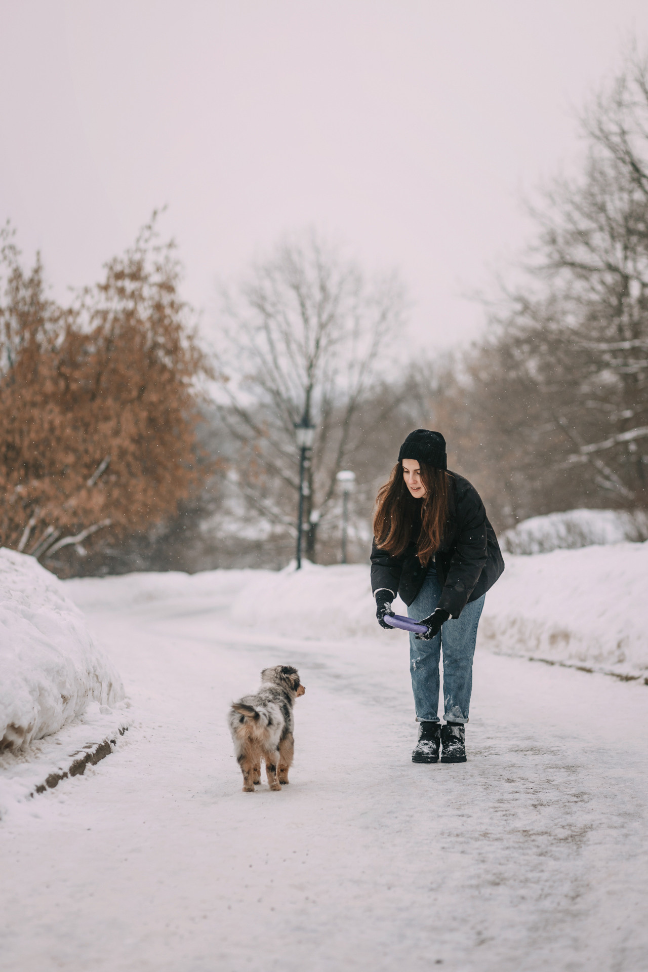Дарья и Луна. Фотограф-анималист Елена Радченко, Москва