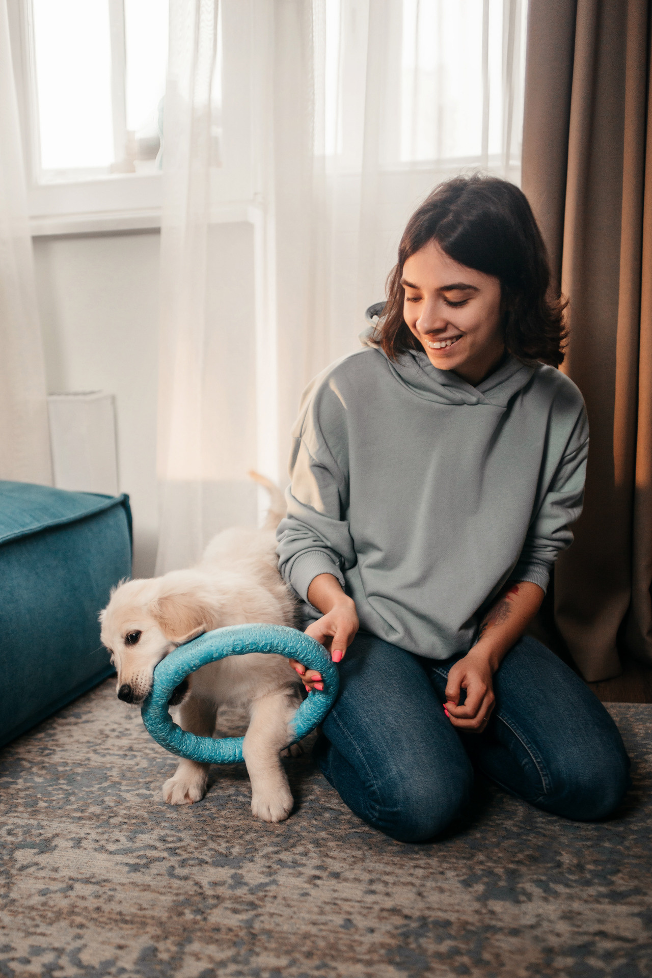 Настя, Вальда и Флер. Фотограф-анималист Елена Радченко, Москва