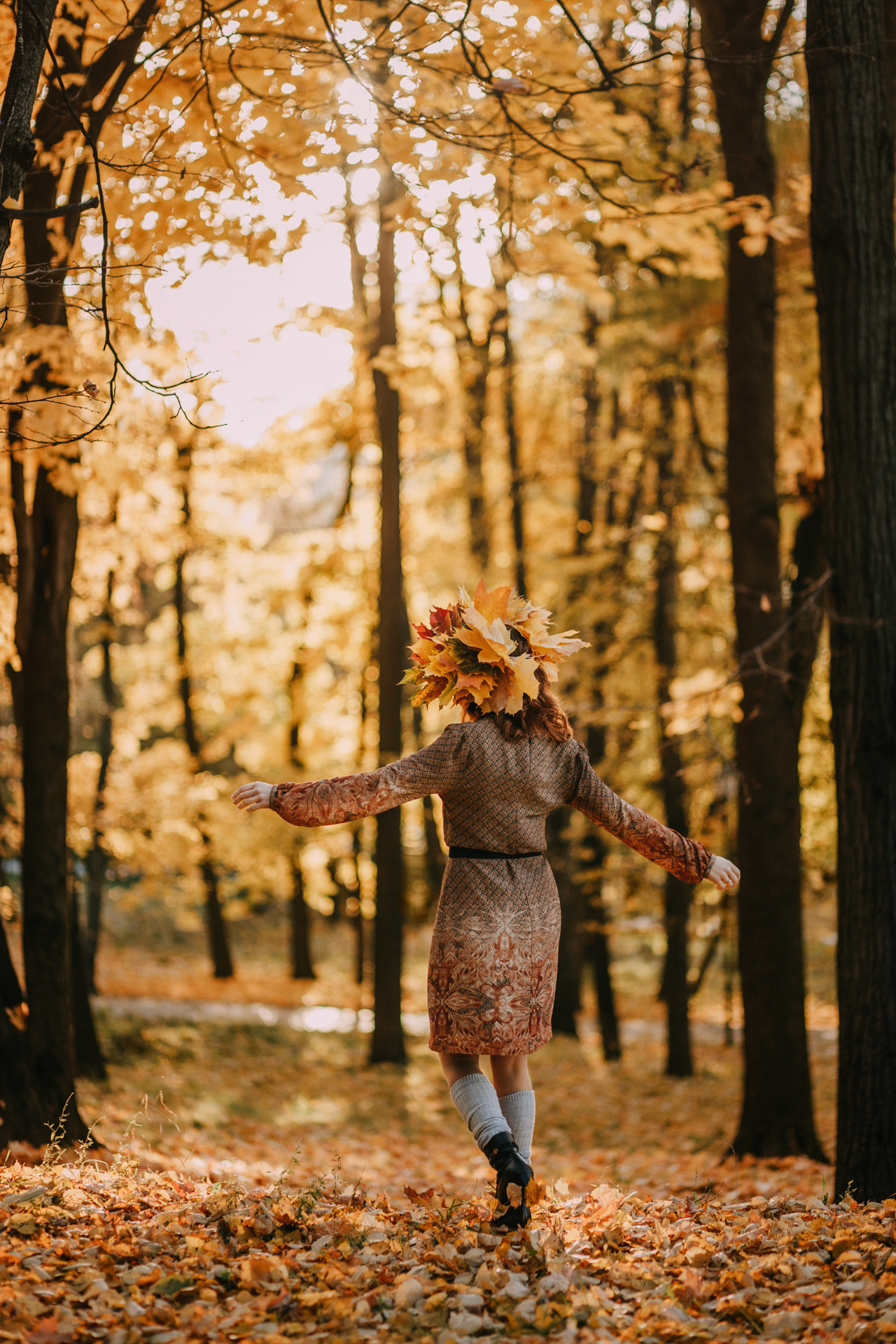 Оля в осени. Фотограф-анималист Елена Радченко, Москва