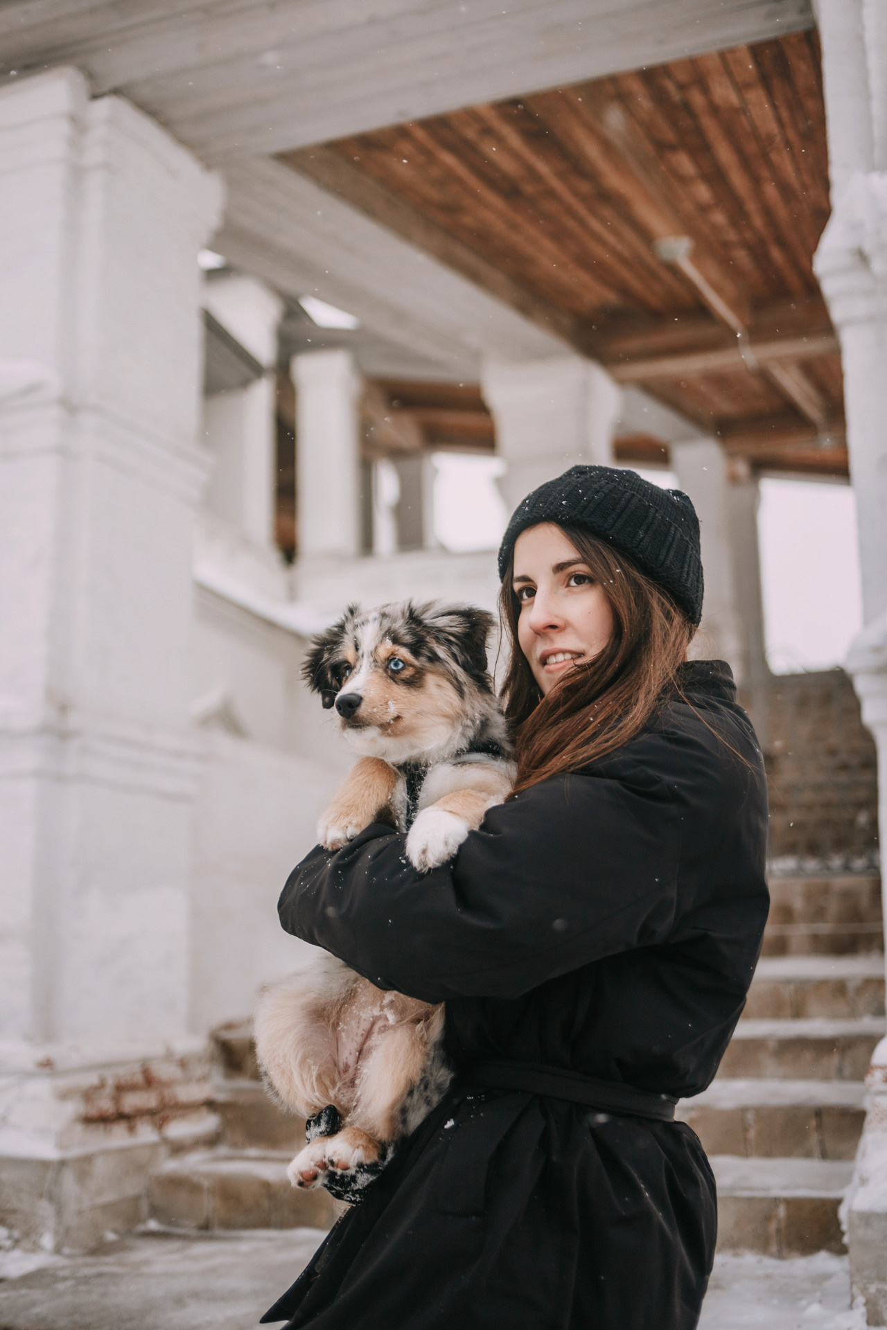 Дарья и Луна. Фотограф-анималист Елена Радченко, Москва