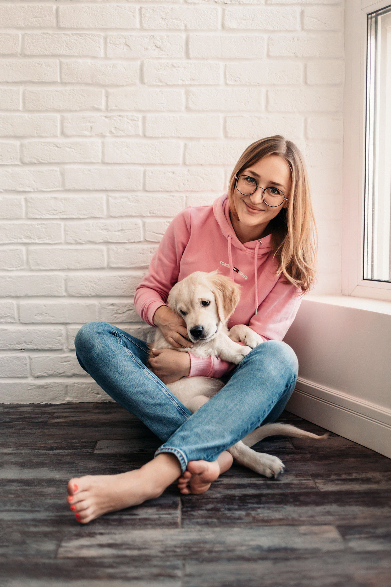 Наталья и Шелби. Фотограф-анималист Елена Радченко, Москва