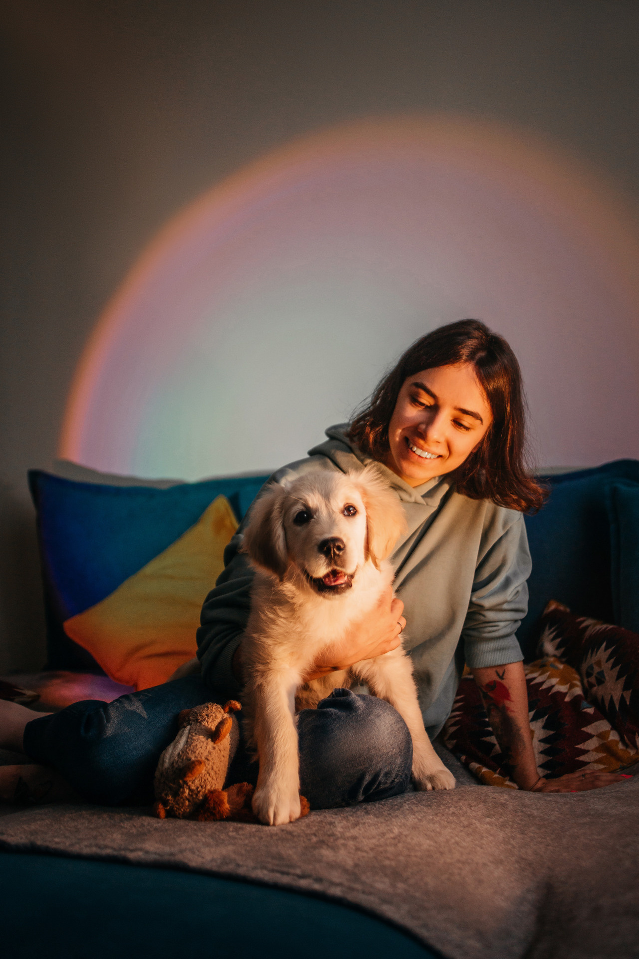 Настя, Вальда и Флер. Фотограф-анималист Елена Радченко, Москва