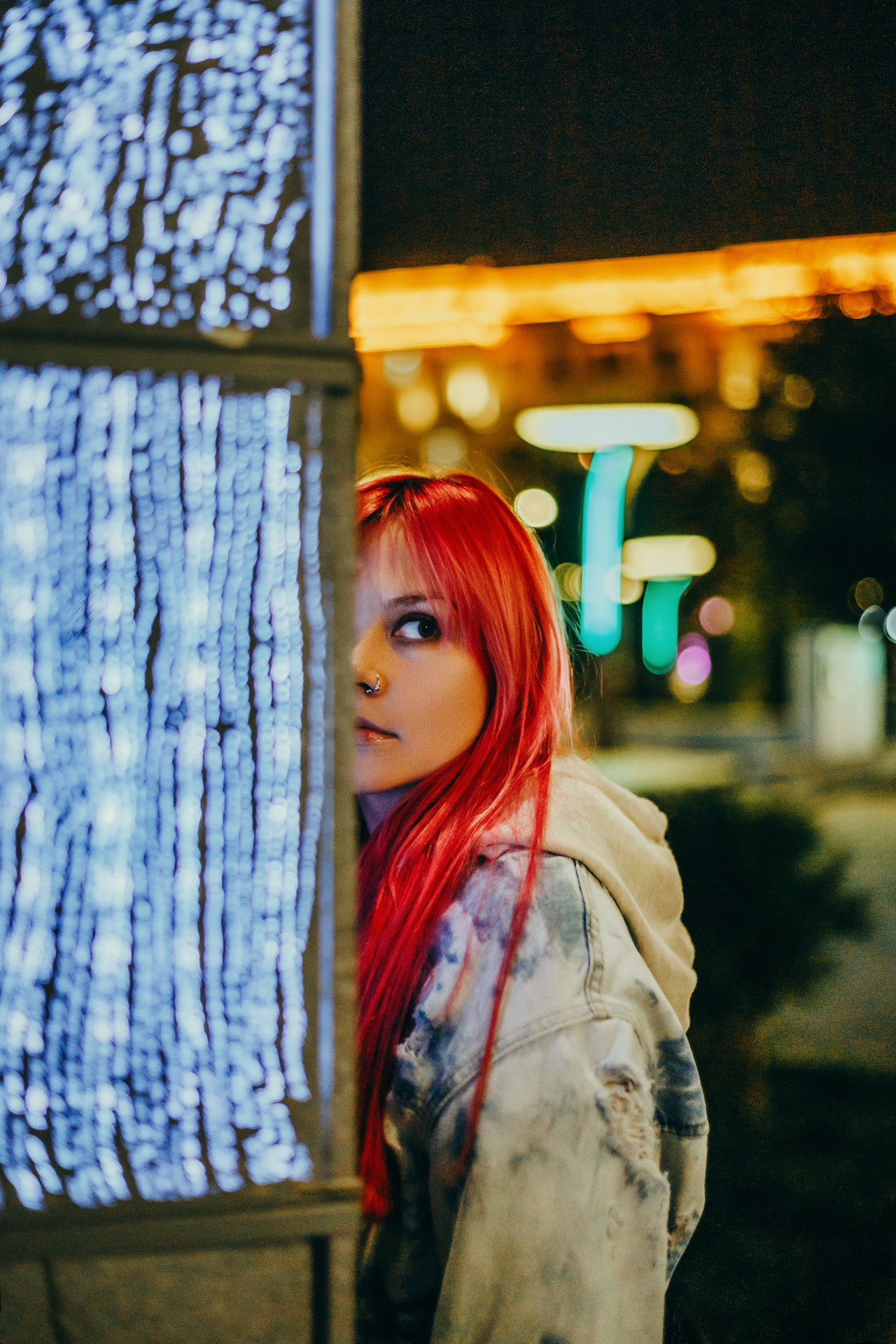 Маша в неоне. Фотограф-анималист Елена Радченко, Москва