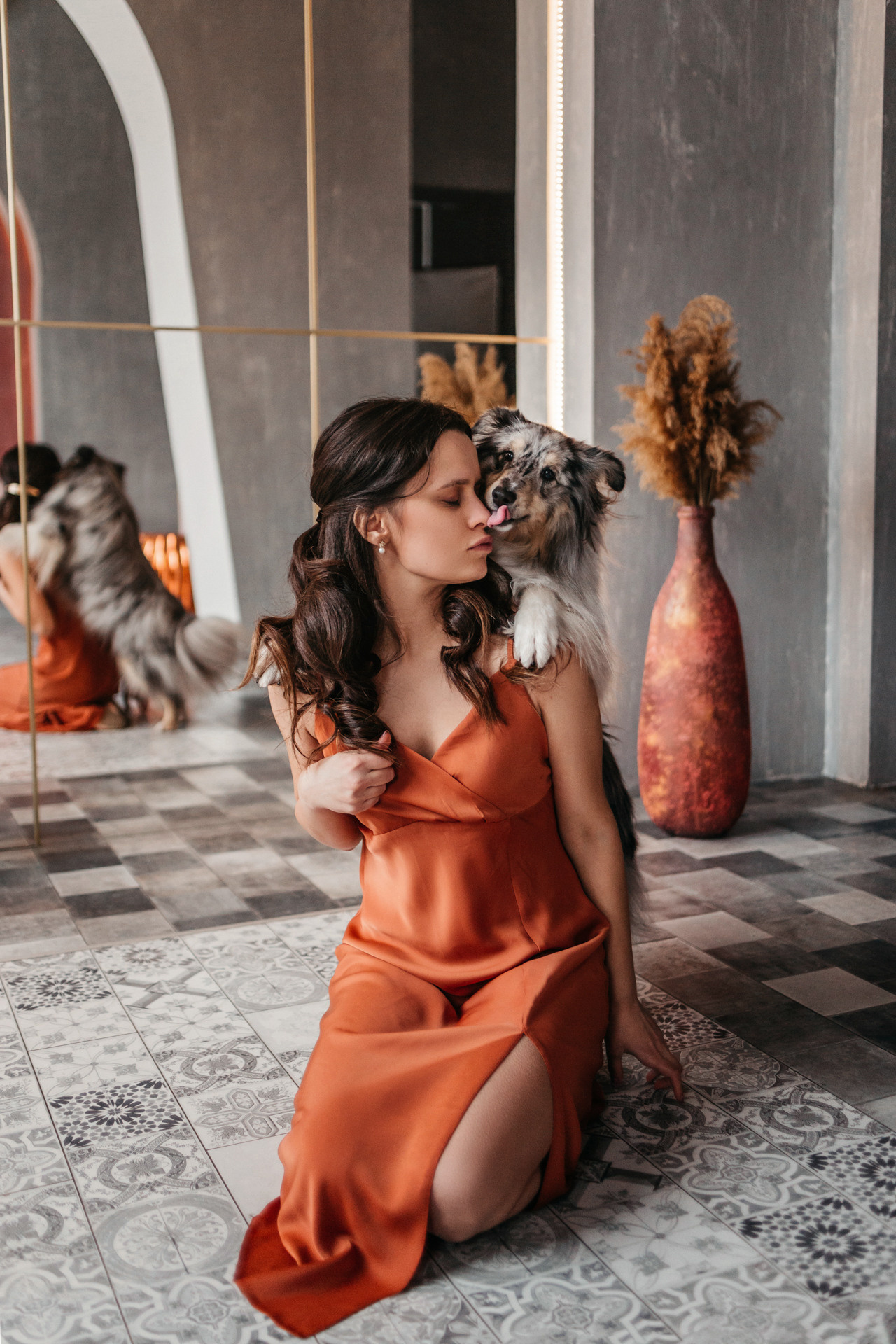 Аня и Скай. Фотограф-анималист Елена Радченко, Москва