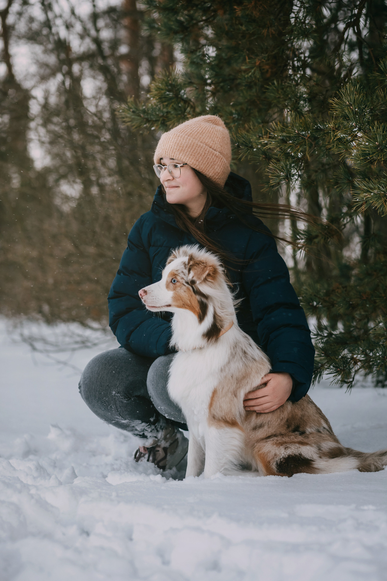 Наташа, Стас и Элфи. Фотограф-анималист Елена Радченко, Москва