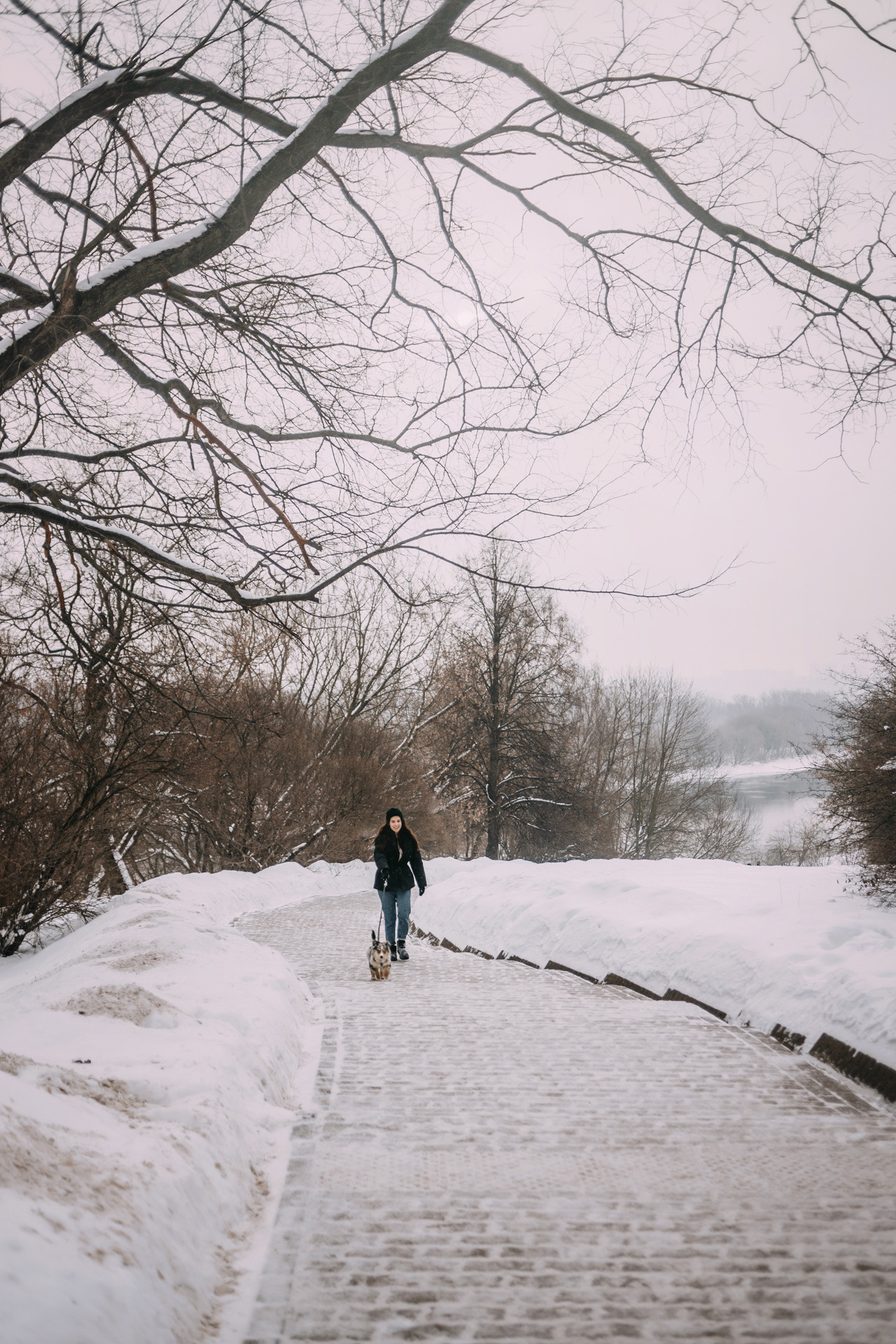 Дарья и Луна. Фотограф-анималист Елена Радченко, Москва