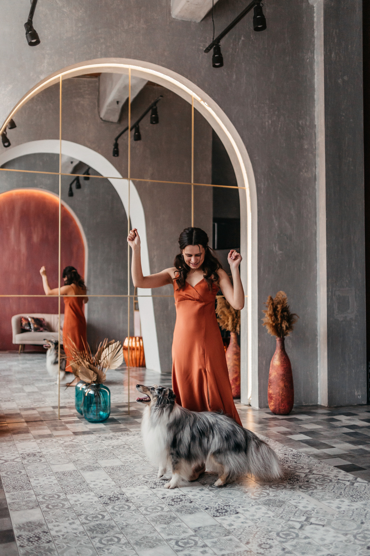 Аня и Скай. Фотограф-анималист Елена Радченко, Москва