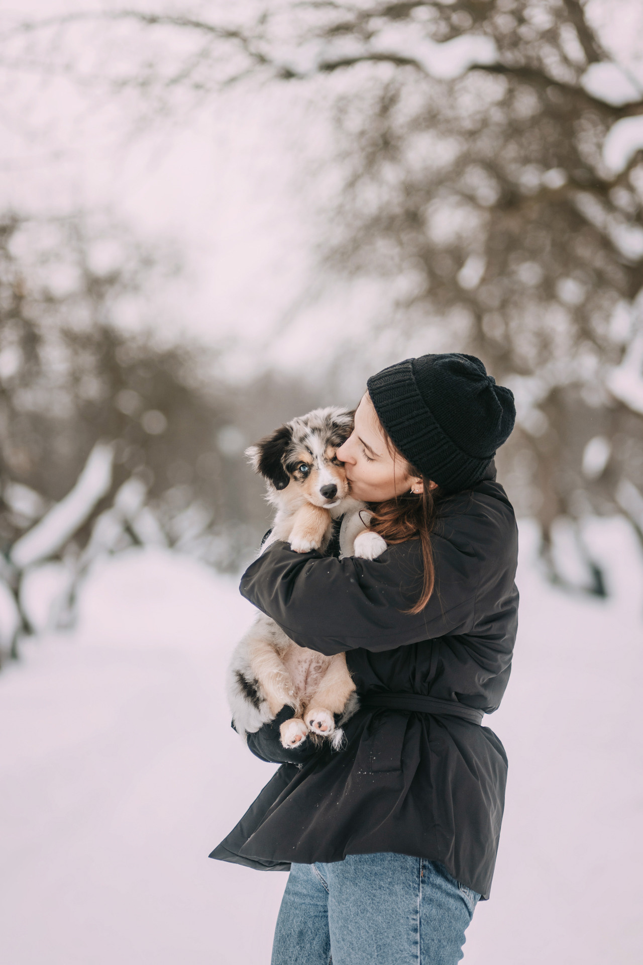 Дарья и Луна. Фотограф-анималист Елена Радченко, Москва