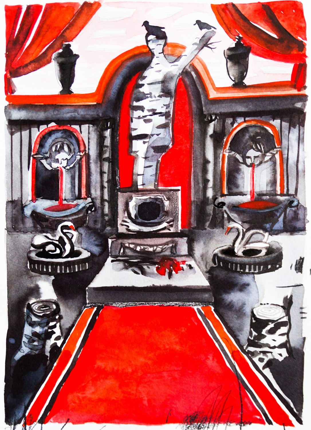 Birch people. Янина болдырева Yanina Boldyreva