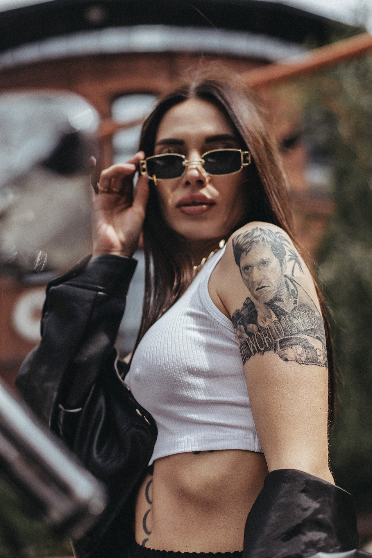 Фотосессия с байком на парковке. Семейный и детский фотограф в Москве Артём Жигурс