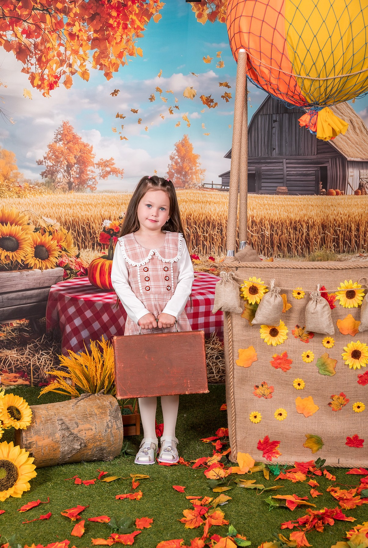 Осень, на воздушном шаре. Школьный-дошкольный фотограф в Уфе и Башкирии Вильданов Руслан